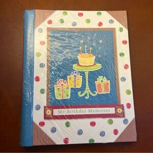 Colorful Birthday Memories Scrapbook